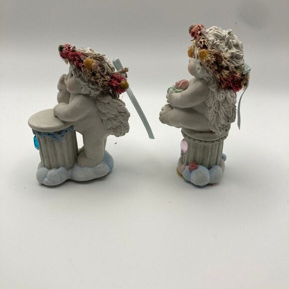 Vintage Dreamsicles Cherubs 1996 Collectibles January & March Birthstones - Picture 2 of 7